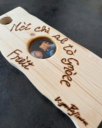 targhetta in legno da appendere 