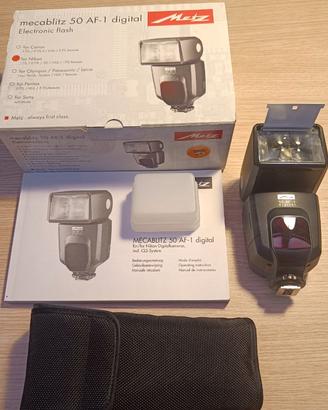 Flash METZ 50 AF-1 Digital mecablitz per NIKON