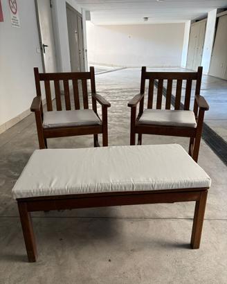 SET DA GIARDINO IN LEGNO