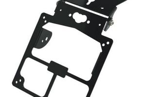 Portatarga universale inclinabile moto - scooter