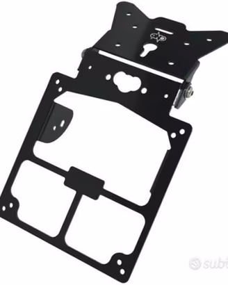 Portatarga universale inclinabile moto - scooter