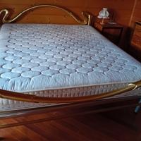 Letto matrimoniale solo sponde in ottone