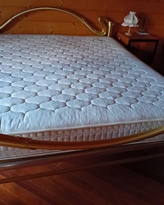 Letto matrimoniale solo sponde in ottone