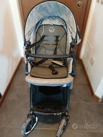 Jane crosslight trio (culla, passeggino, ovetto)