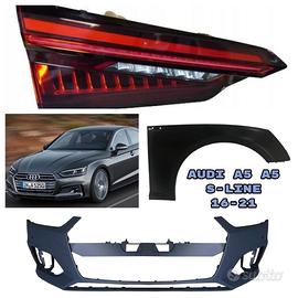 AUDI A5 musata paraurti fanale cofano cerchi 16-19