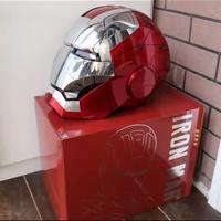 Iron Man Casco Argento Led Controllo vocale