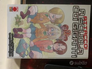 Manga attacco a scuola coi giganti