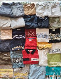 Lotto abbigliamento Uomo estivo Misto - 29 pezzi