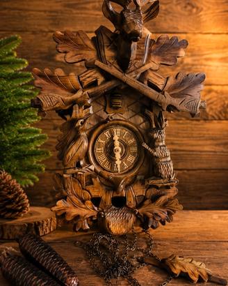 Orologio a cucù originale della foresta nera 