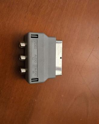 Adattatore SCART a RCA audio video
