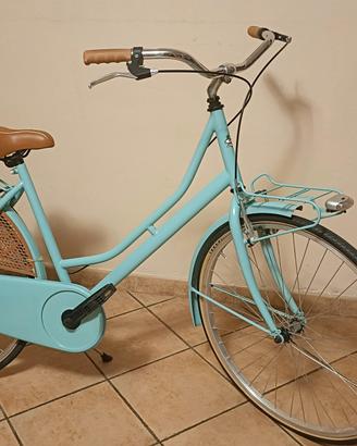 Bicicletta Alpina Vintage - Color Acqua Marina (Ve