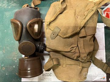 MASCHERA MILITARE ANTIGAS COLLEZIONE