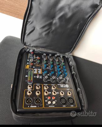 mixer RCF e microfoni wireless 