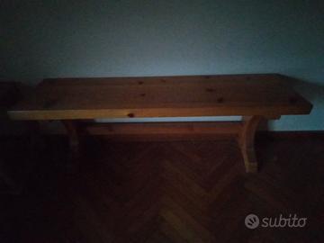 panca legno montagna