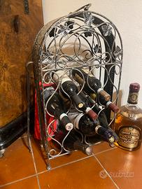Cantinetta per  vini in ferro battuto