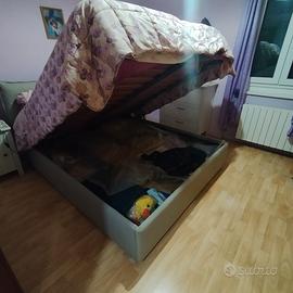 Letto contenitore con Materasso 
