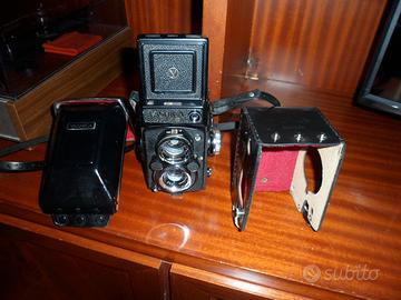 Yashica MAT 124G biottica obiettivo Yashinon 80mm