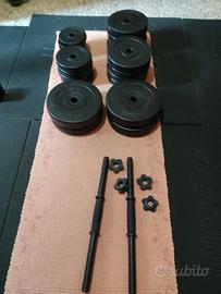 manubri componibili set 48kg
