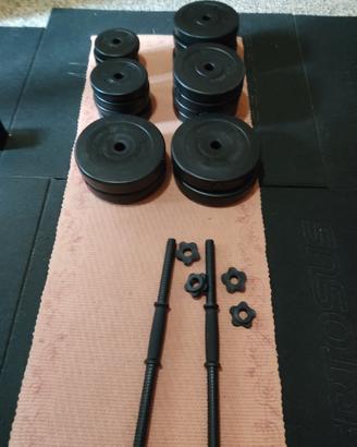 manubri componibili set 48kg
