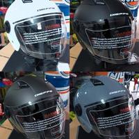 Casco Jet moto scooter DIEFFE visiera lunga in 4 c