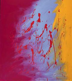 Quadro in acrilico su tela con telaio