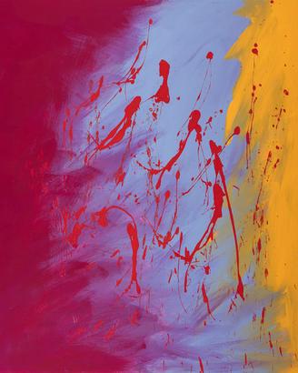 Quadro in acrilico su tela con telaio