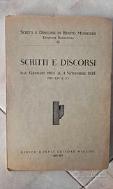 Scritti e discorsi di Benito Mussolini Milano 1935