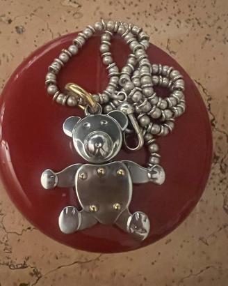 Collana con orsetto Pomellato fuori produzione