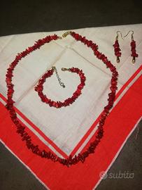parure corallo 