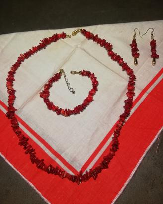 parure corallo 