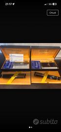 Set due scatole penne waterman oro 18k
