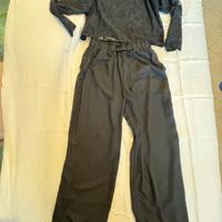 Completo maglia Tezenis e pantalone nero