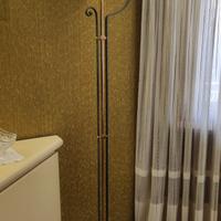 lampada da terra piantana metallo ottone 