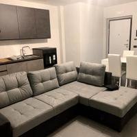 Divano angolare allungabile 