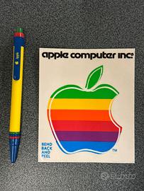 Adesivo logo Apple computer vintage