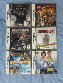 Lotto da collezione: 6 giochi per Nintendo DS