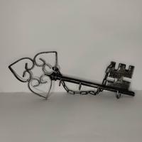 Porta chiavi a forma di chiave da muro