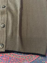 Cardigan color tortora