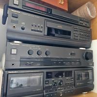 Impianto stereo hi fi technics Amp/CD/Tape/Radio