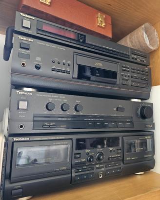 Impianto stereo hi fi technics Amp/CD/Tape/Radio