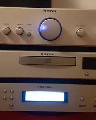 Amplificatore, Stereo Tuner e CD Player ROTEL