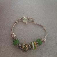 Bracciale in argento con bred Bacio