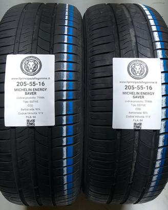 2 GOMME 205 55 16 MICHELIN A75986