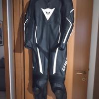 Tuta in pelle moto Dainese 