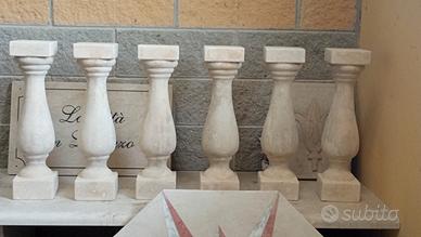 piantini restaurati in pietra vicentina