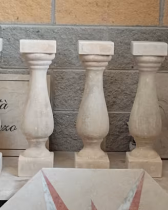 piantini restaurati in pietra vicentina