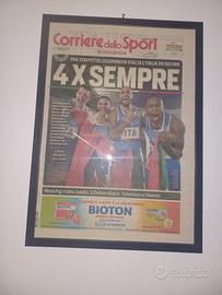 corriere dello sport jacobs/tamberi e 4x100