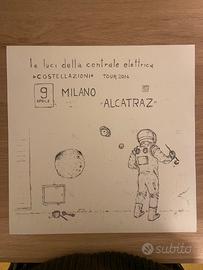 Poster le luci della centrale elettrica