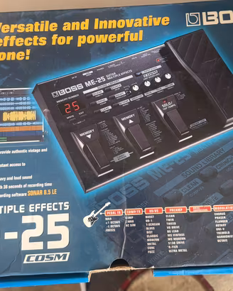 pedaliera effetti boss me-25