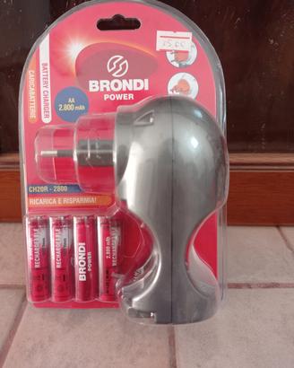carica batterie e 4 batterie